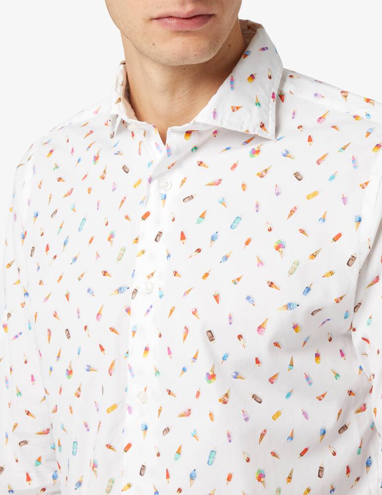 rinascente Altemflower Camicia stampa gelato
