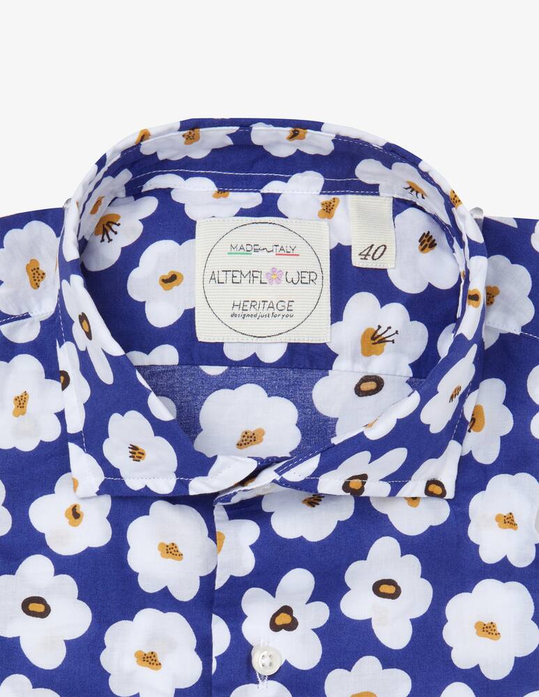 rinascente Altemflower Big flower printed shirt