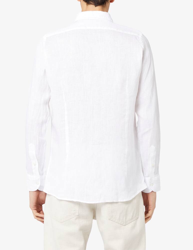 rinascente Altemflower Camicia lino contrasto