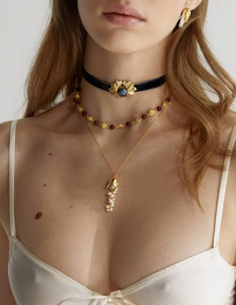 rinascente Peracas Collana con perle Lily of the Valley