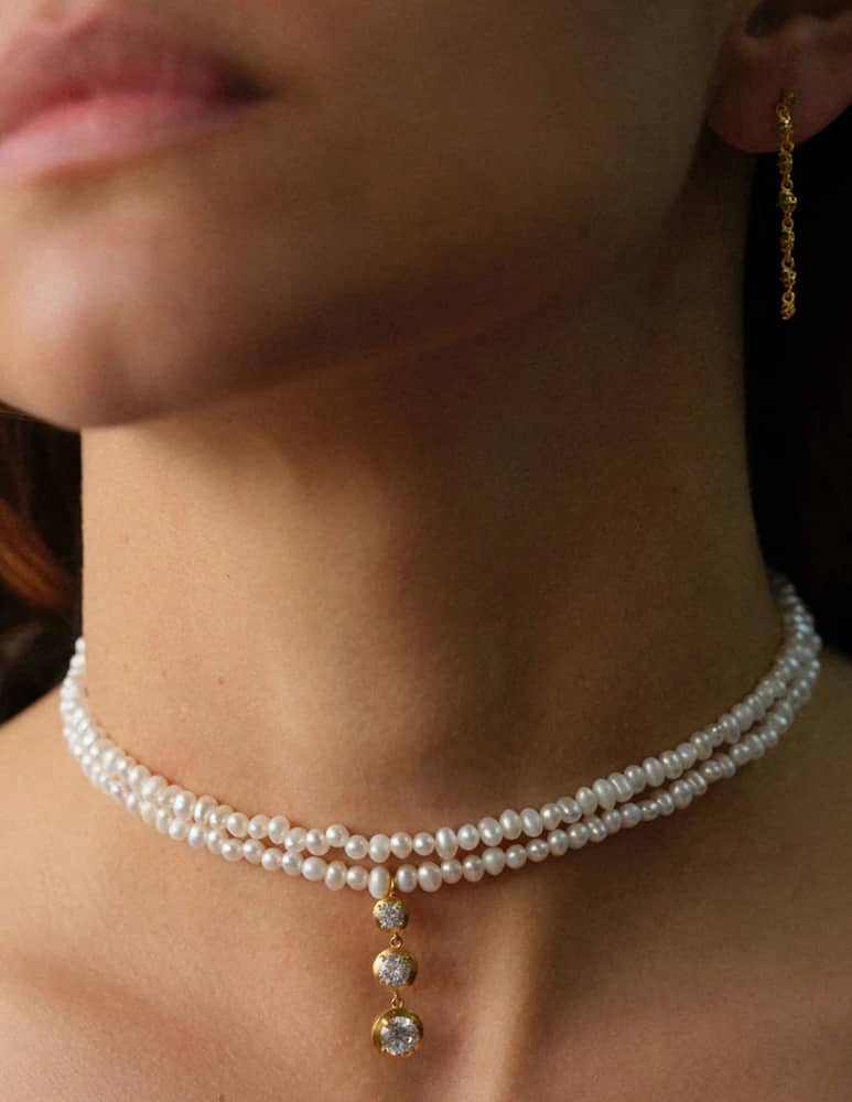 rinascente Peracas Collana di perle Bella