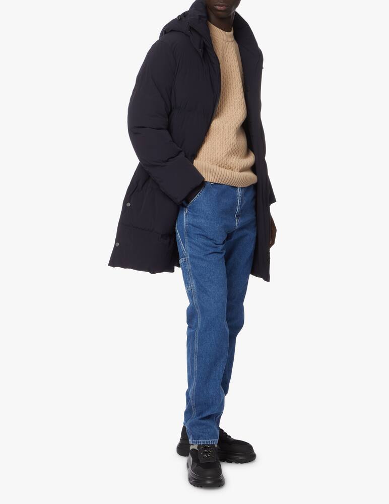 rinascente Esemplare Nylon puffy over parka detach hood