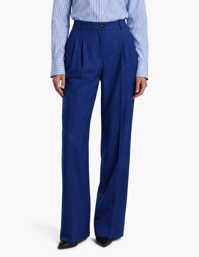 Face to Face Style Pantalone palazzo fresco lana Victoria - immagine 1 Face to Face Style Pantalone palazzo fresco lana Victoria - immagine 1