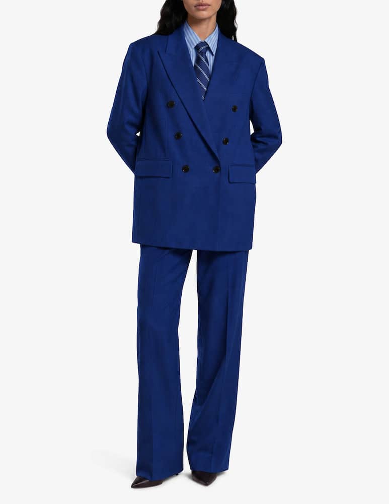 Face to Face Style Pantalone palazzo fresco lana Victoria - immagine 2 Face to Face Style Pantalone palazzo fresco lana Victoria - immagine 2