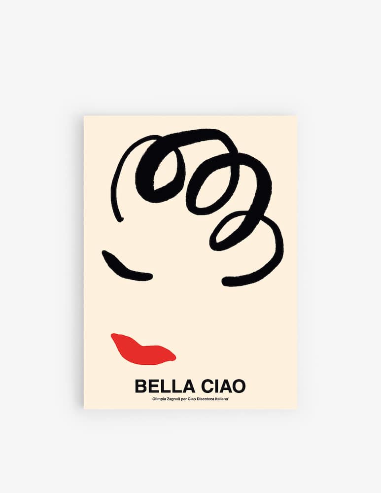 rinascente Ciao Discoteca Italiana Bella Ciao Poster