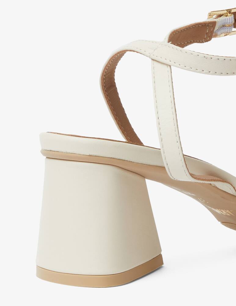 Carmens Carry Knot leather heeled sandals - picture 2