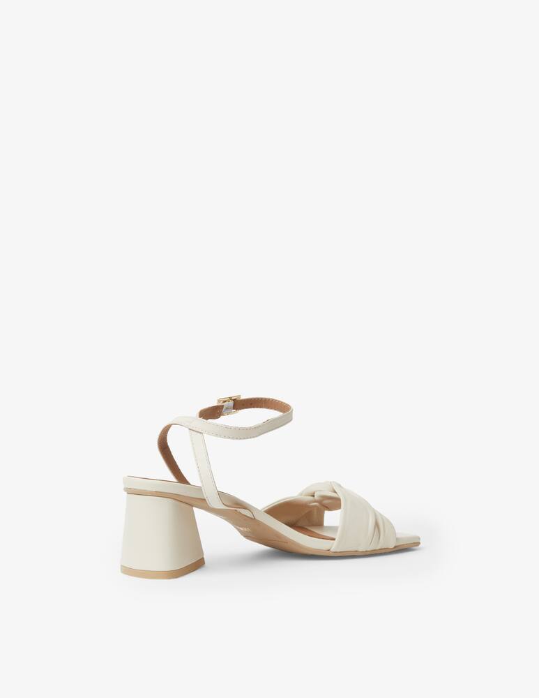 rinascente Carmens Carry Knot leather heeled sandals