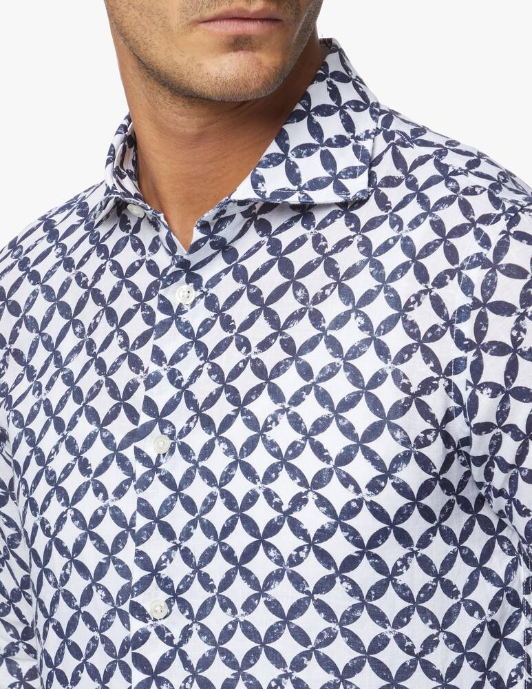 rinascente Altemflower Camicia fantasia in lino 