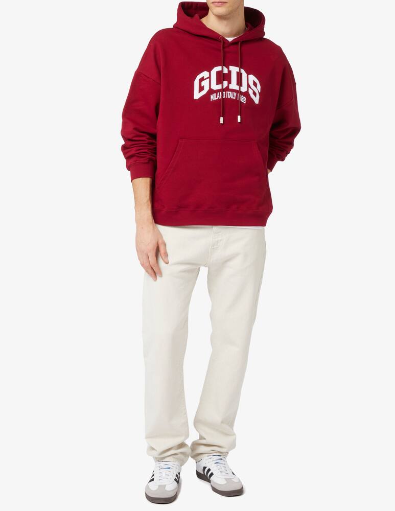 GCDS Felpa con cappuccio logo loose - immagine 2 GCDS Felpa con cappuccio logo loose - immagine 2