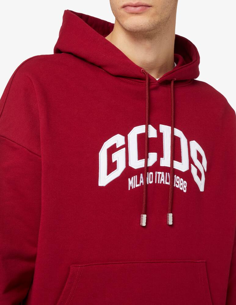 rinascente GCDS Felpa con cappuccio logo loose
