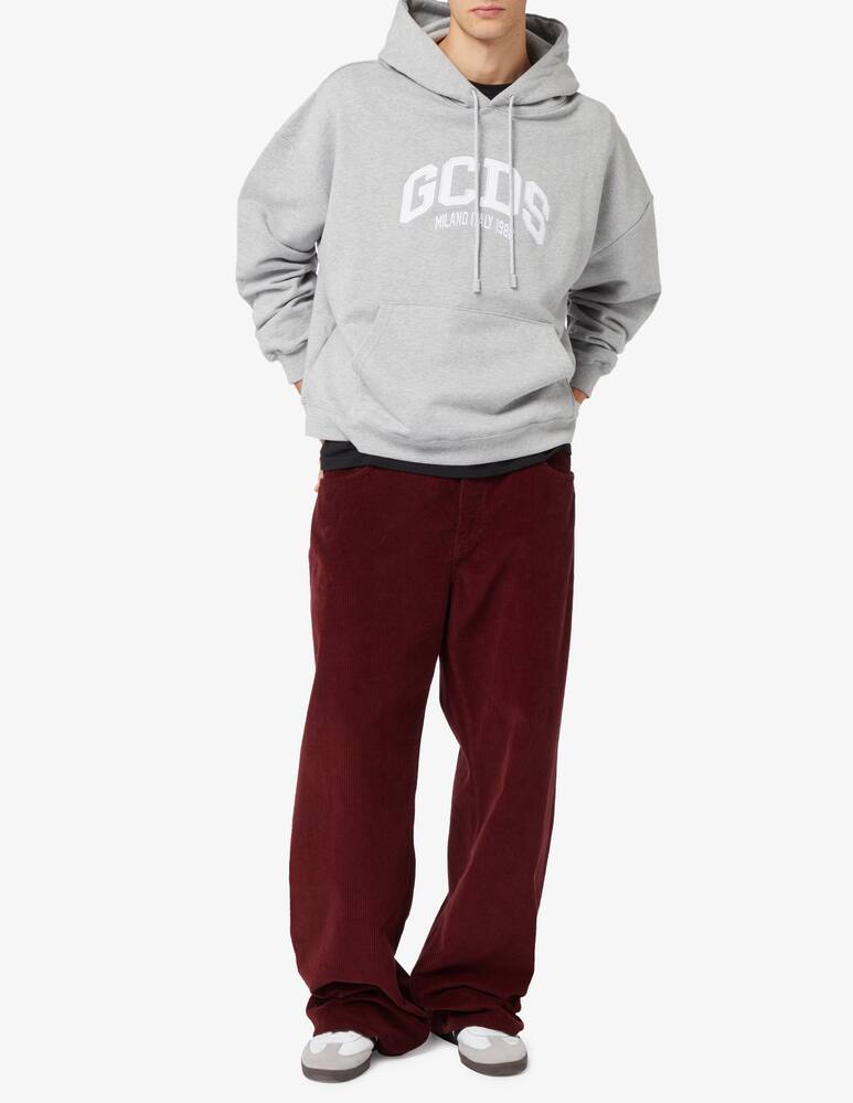 GCDS Felpa con cappuccio logo loose - immagine 2 GCDS Felpa con cappuccio logo loose - immagine 2