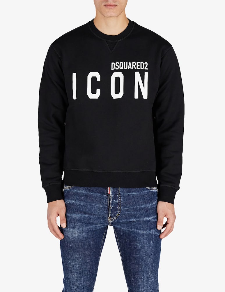 Dsquared2 Felpa girocollo icon big logo - immagine 1 Dsquared2 Felpa girocollo icon big logo - immagine 1