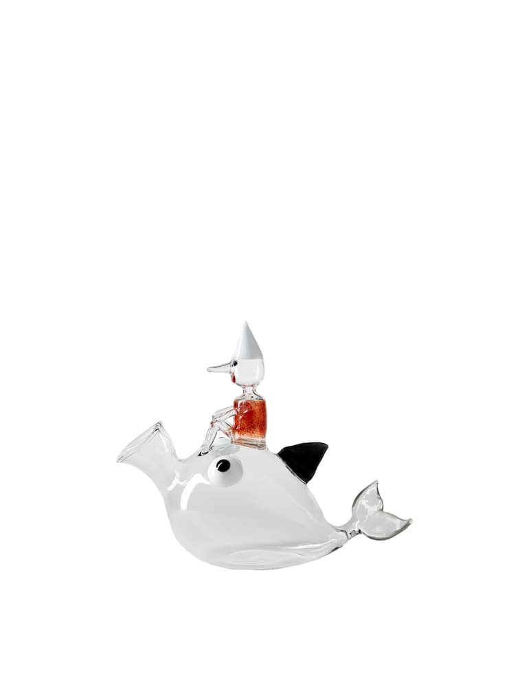 rinascente Massimo Lunardon Pinocchio Decanter In Vetro Soffiato