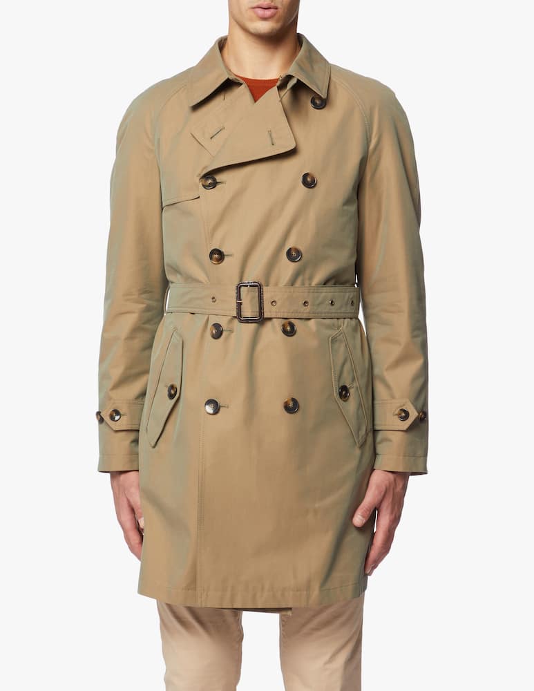 rinascente L'impermeabile Trench doppiopetto interno a quadri