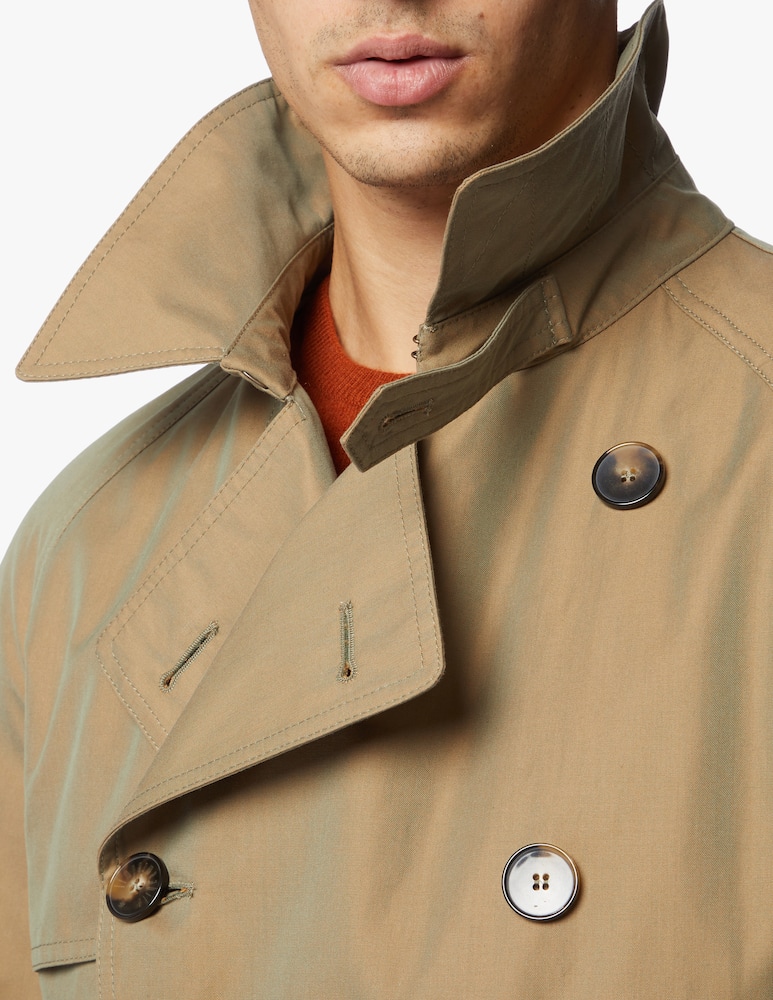 rinascente L'impermeabile Trench doppiopetto interno a quadri