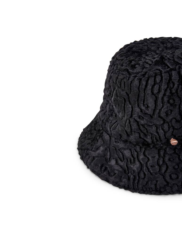 rinascente Flapper Cappello bucket in pelliccia sintetica Sisi 