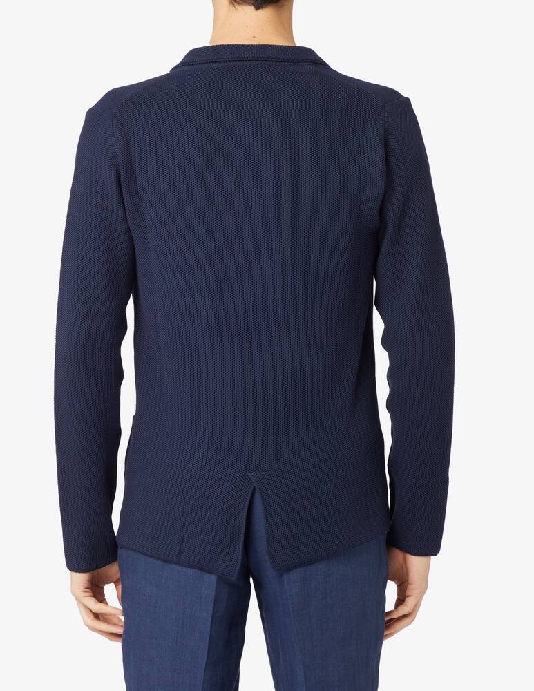 Misaky Giacca-maglia nido dape f12 - immagine 3 Misaky Giacca-maglia nido dape f12 - immagine 3