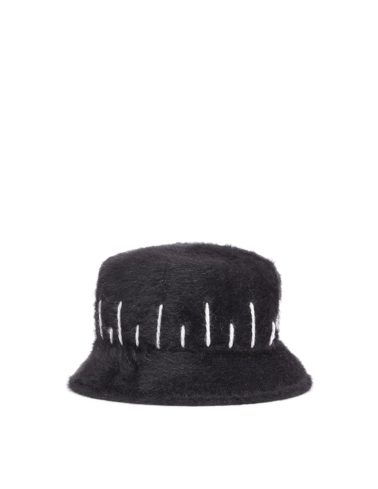 rinascente Filippo Catarzi 1910 Cappello bucket in angora