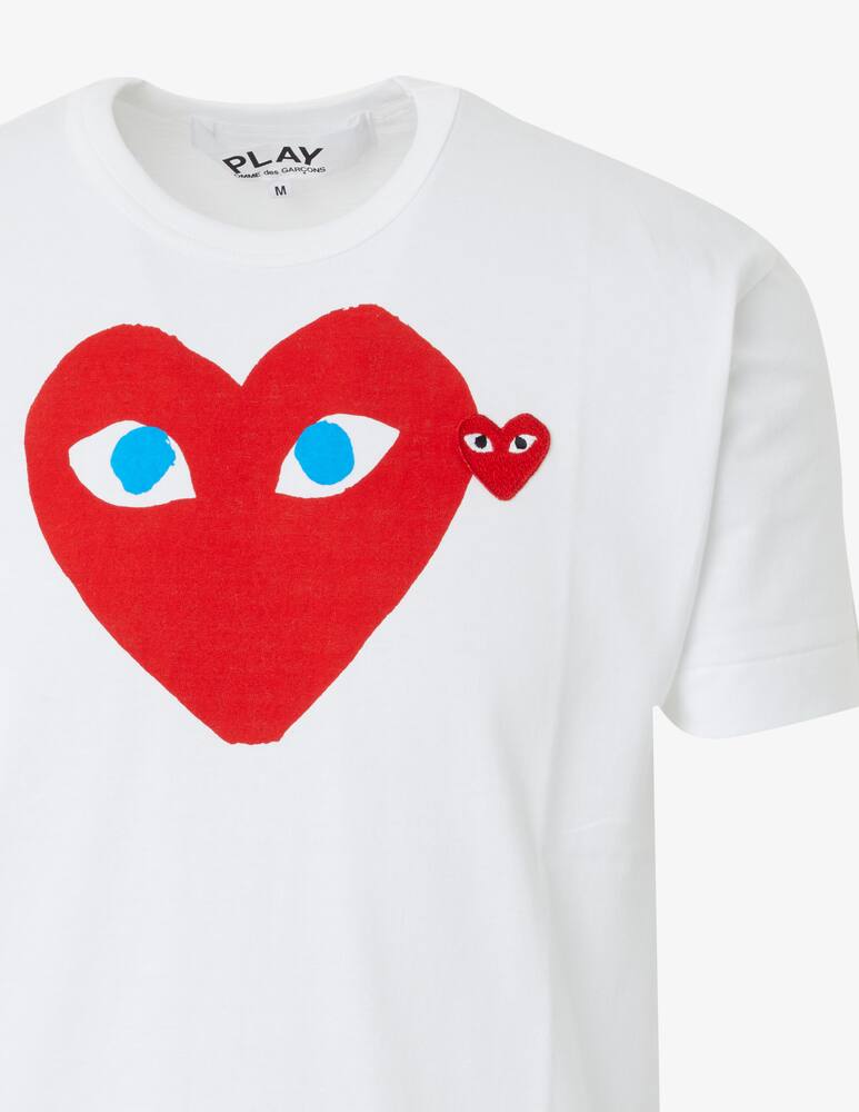 rinascente Comme des Garçons Play Maglietta big red heart and eyes