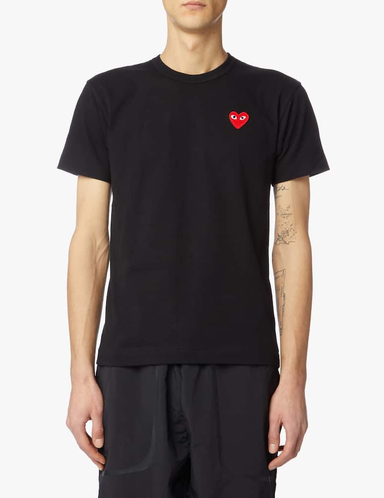 Comme des Garçons Play T-shirt play con logo a cuore - immagine 1 Comme des Garçons Play T-shirt play con logo a cuore - immagine 1