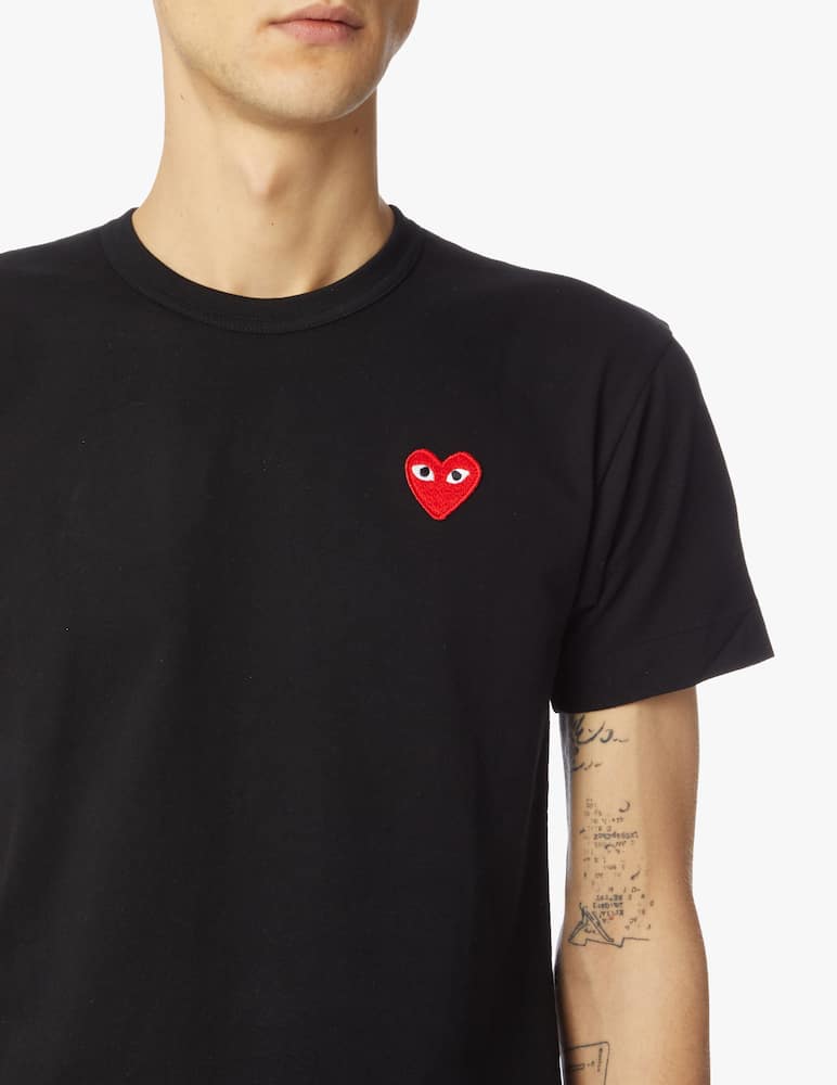 rinascente Comme des Garçons Play Play basic logo heart t-shirt 
