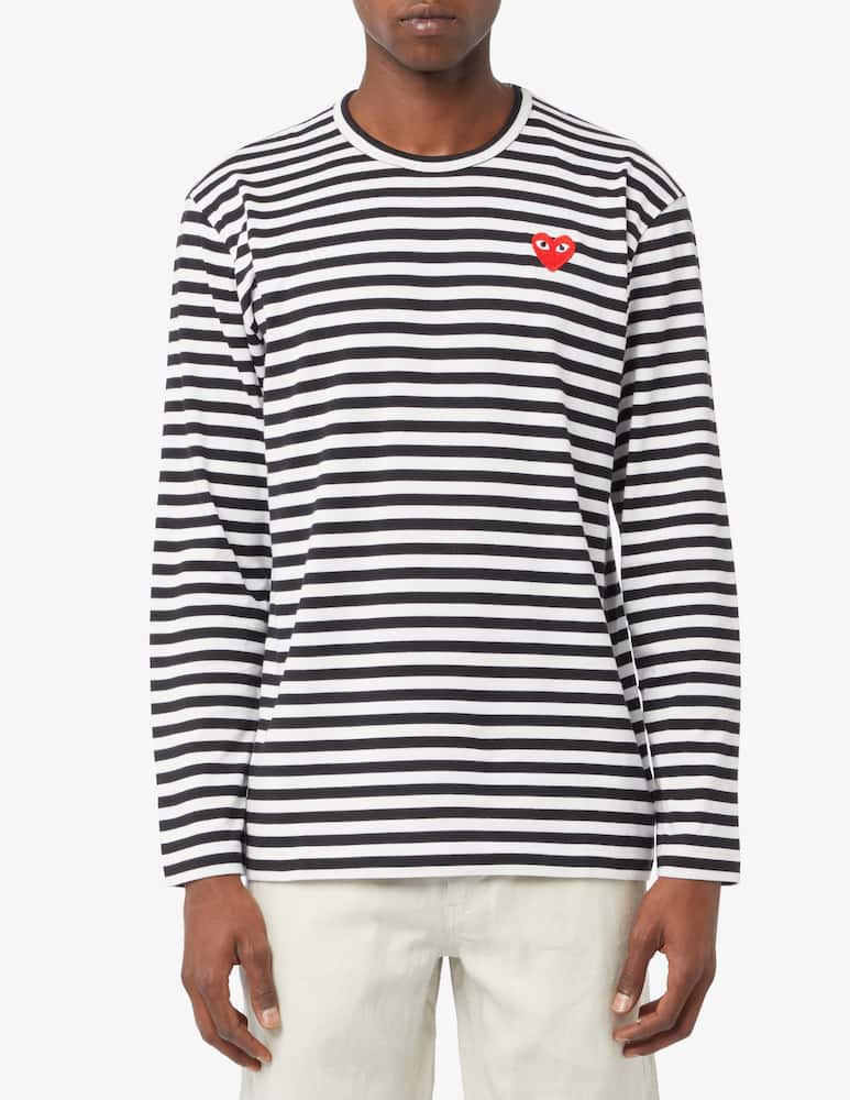 Comme des Garçons Play Stripes t-shirt - picture 1 Comme des Garçons Play Stripes t-shirt - picture 1