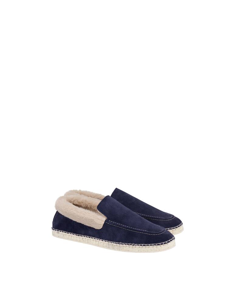 rinascente Manebì Suede eco fur aspen loafer