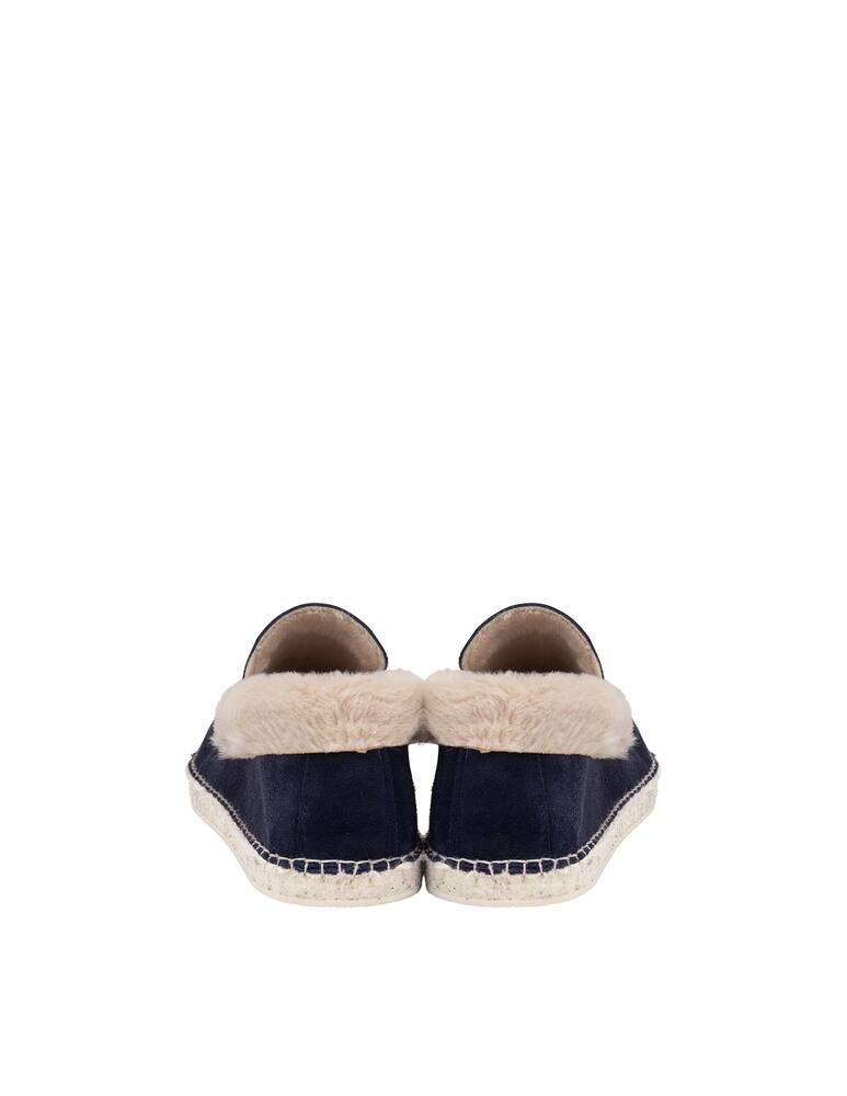 rinascente Manebì Suede eco fur aspen loafer