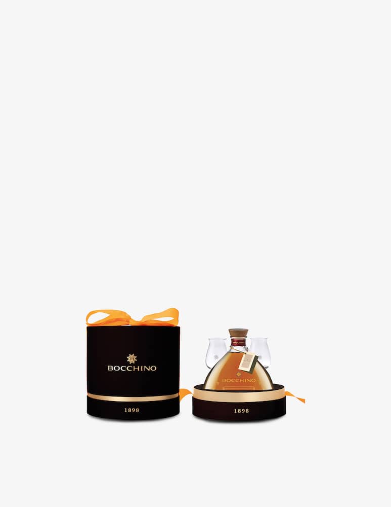 Bocchino Cilindro Nero Moscato Barriques 70cl con 2 Bicchieri - immagine 1 Bocchino Cilindro Nero Moscato Barriques 70cl con 2 Bicchieri - immagine 1