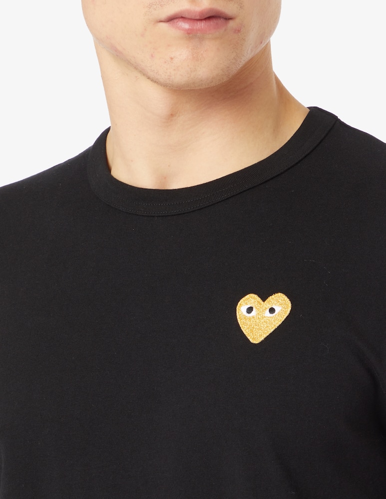 Comme des Garçons Play Maglietta heart patch - immagine 3 Comme des Garçons Play Maglietta heart patch - immagine 3