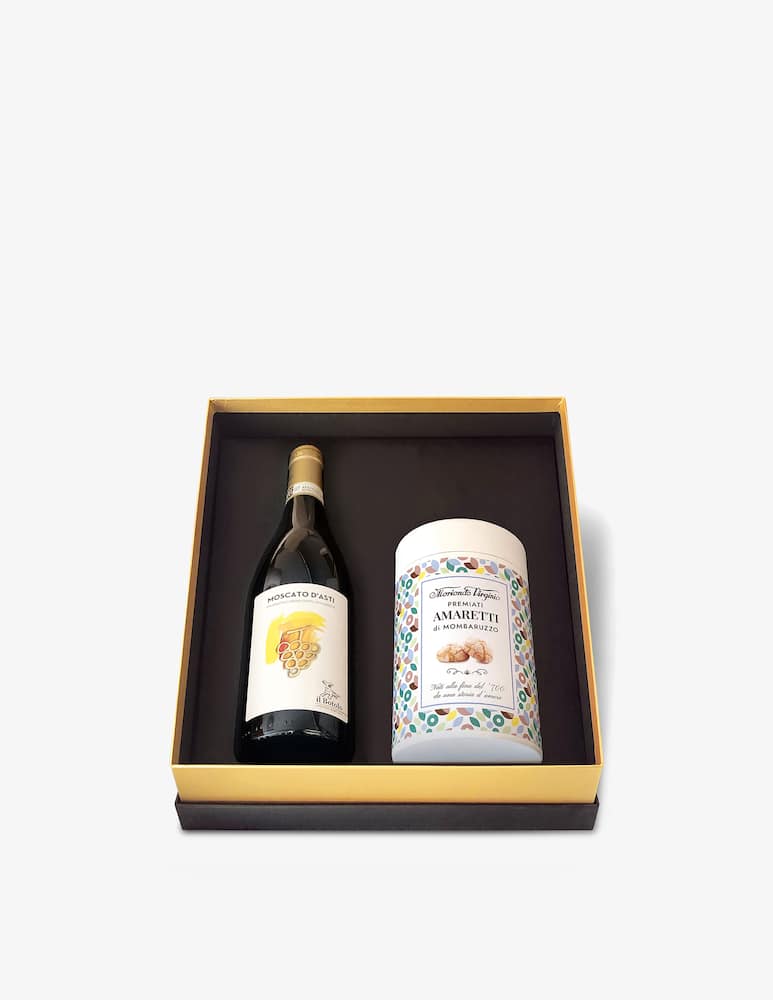 Il Botolo Gigt box with Moscato wine and Amaretti - picture 1 Il Botolo Gigt box with Moscato wine and Amaretti - picture 1