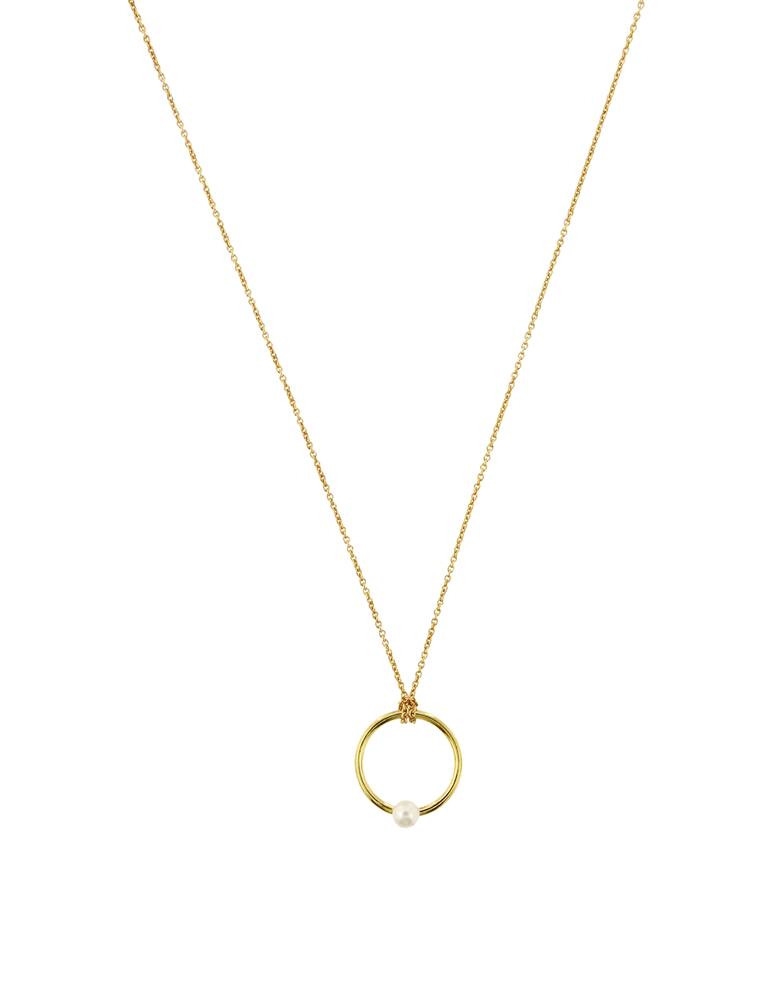 Mesh Golden halo necklace - picture 1 Mesh Golden halo necklace - picture 1