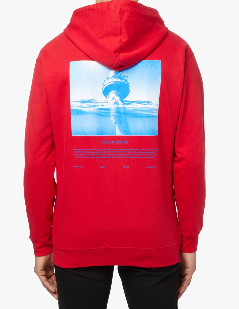 rinascente Akomplice Ocean liberty statue hoodie