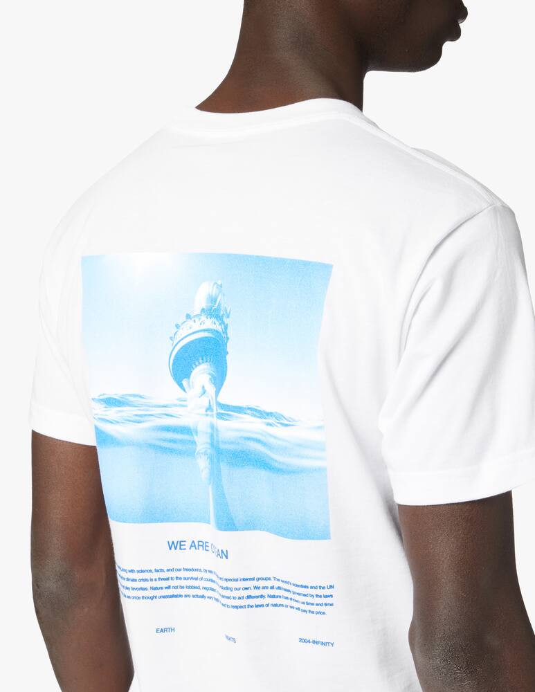 rinascente Akomplice Maglietta girocollo oceano statua della libertà