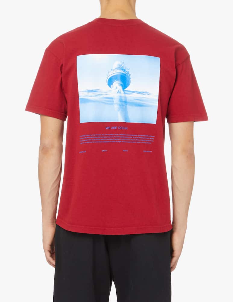 rinascente Akomplice Maglietta girocollo oceano statua della libertà