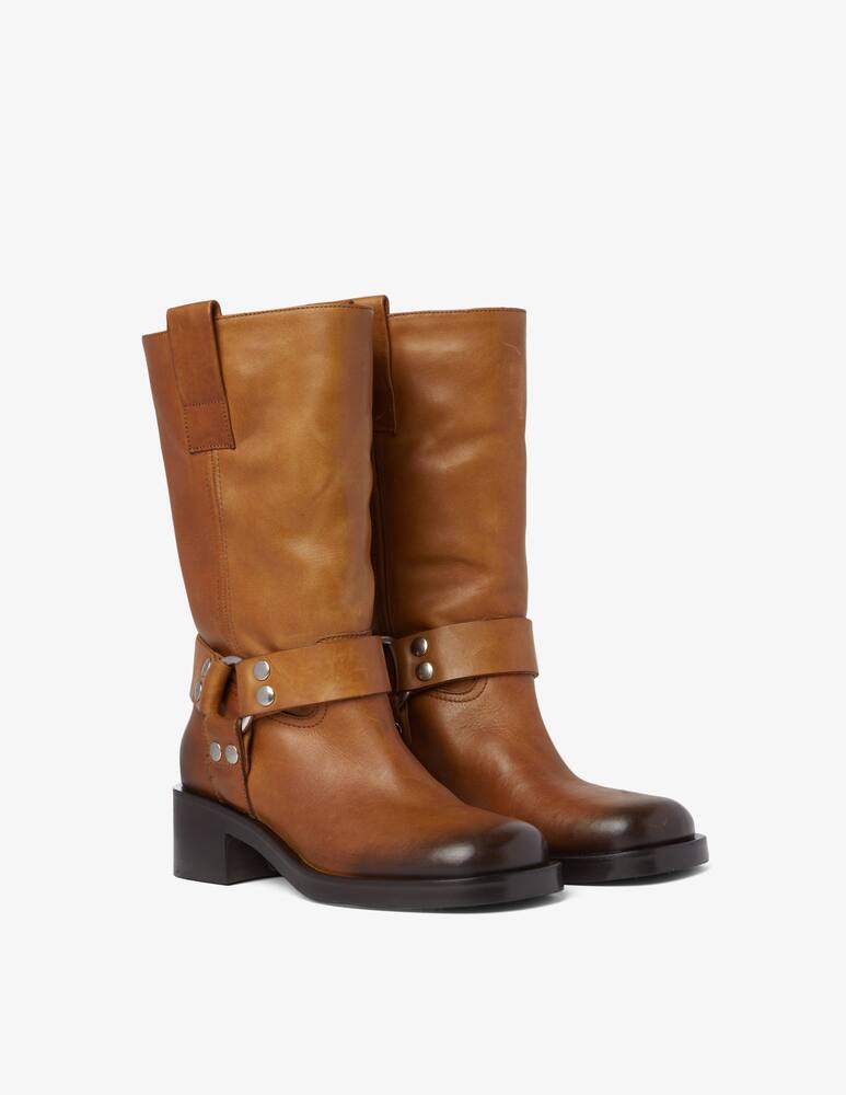 rinascente Strategia Joy mid quilted biker boots