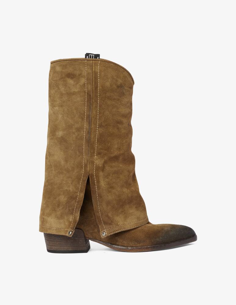 Strategia Yvette reverse low boots in washed suede - picture 1 Strategia Yvette reverse low boots in washed suede - picture 1