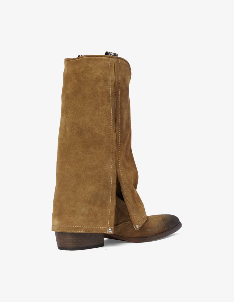 Strategia Yvette reverse low boots in washed suede - picture 4 Strategia Yvette reverse low boots in washed suede - picture 4