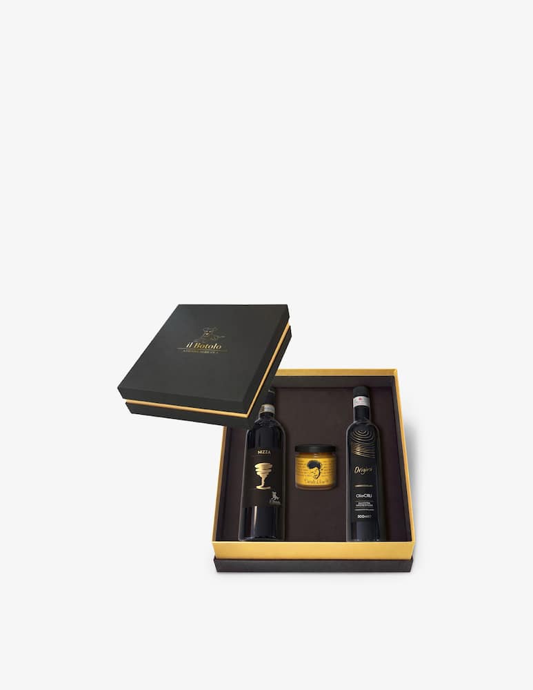 Il Botolo Gift Box Nizza DOCG Wine, honey and olive oil - picture 1 Il Botolo Gift Box Nizza DOCG Wine, honey and olive oil - picture 1