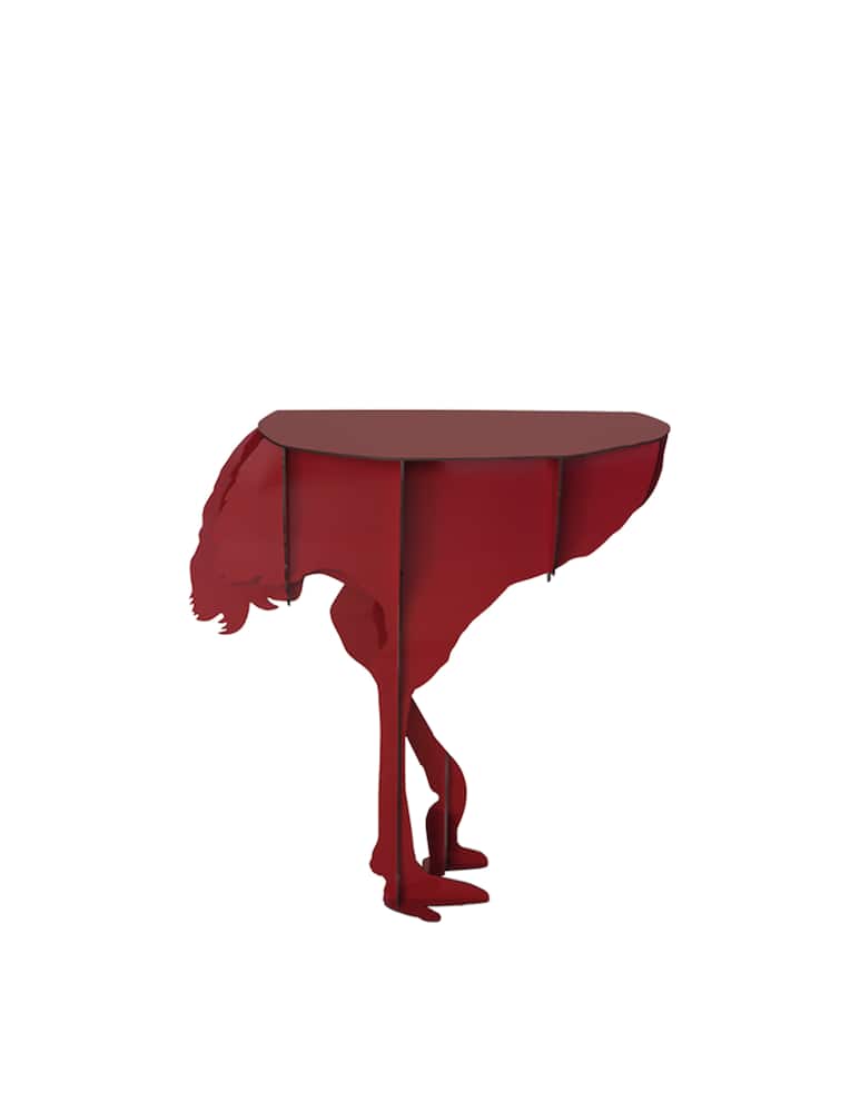 rinascente Ibride Diva - Ostrich consolle da parete