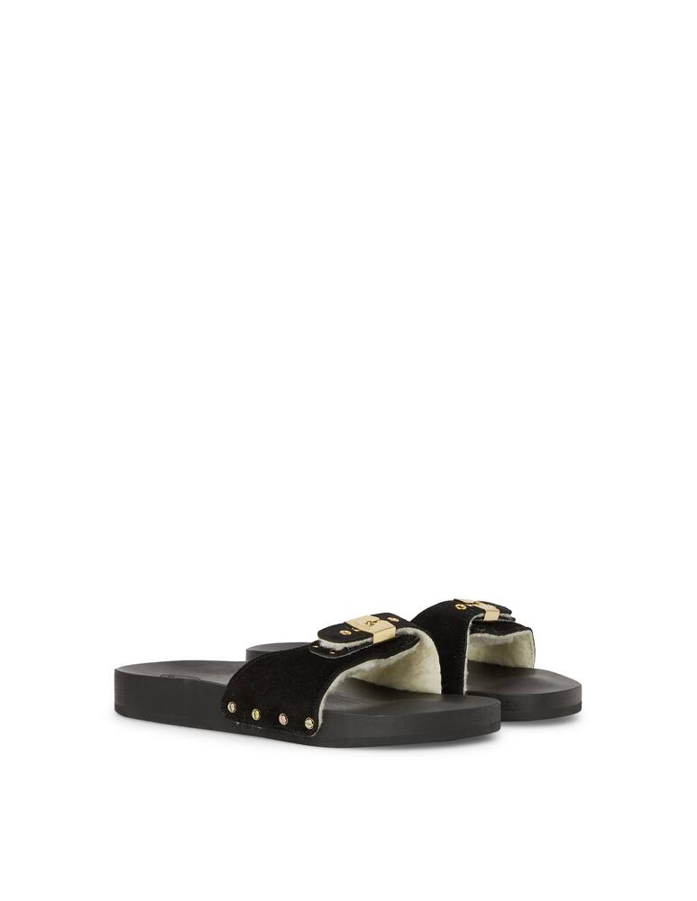 rinascente Scholl Iconic Pescura Flat with suede upper