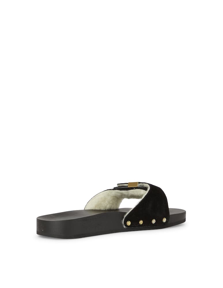 rinascente Scholl Iconic Pescura Flat with suede upper