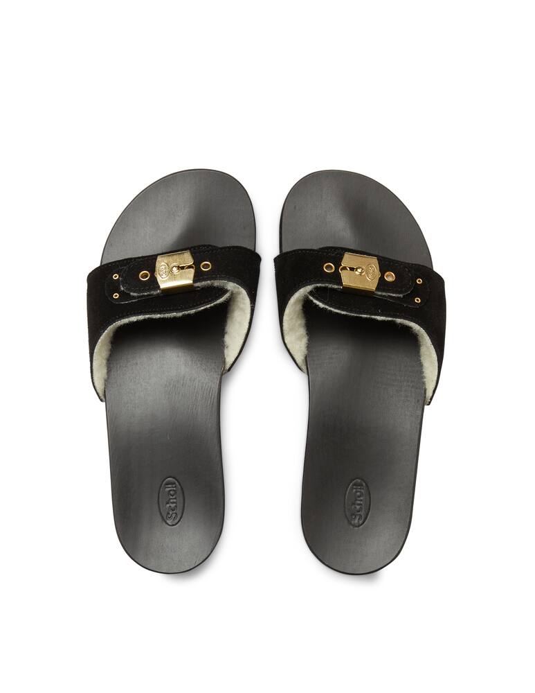 rinascente Scholl Iconic Pescura Flat with suede upper