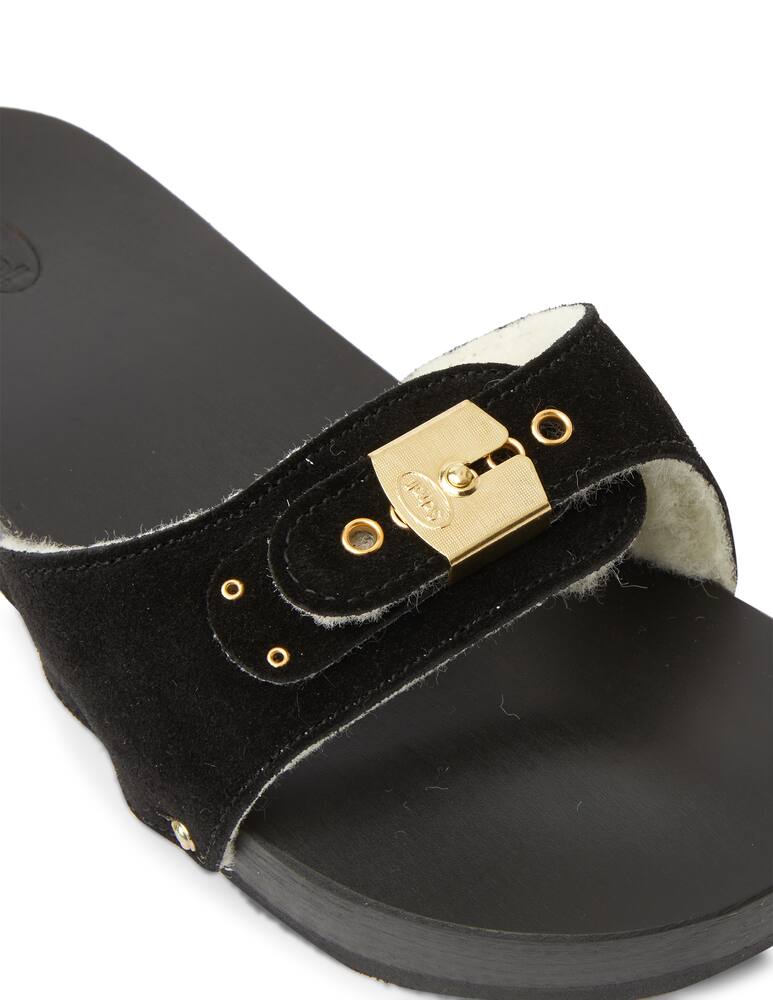 rinascente Scholl Iconic Pescura Flat with suede upper