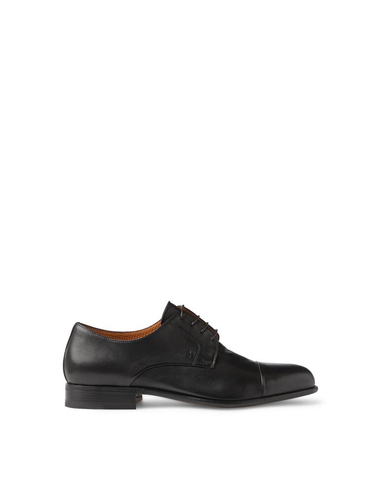 rinascente Moreschi Black calfskin derby shoes