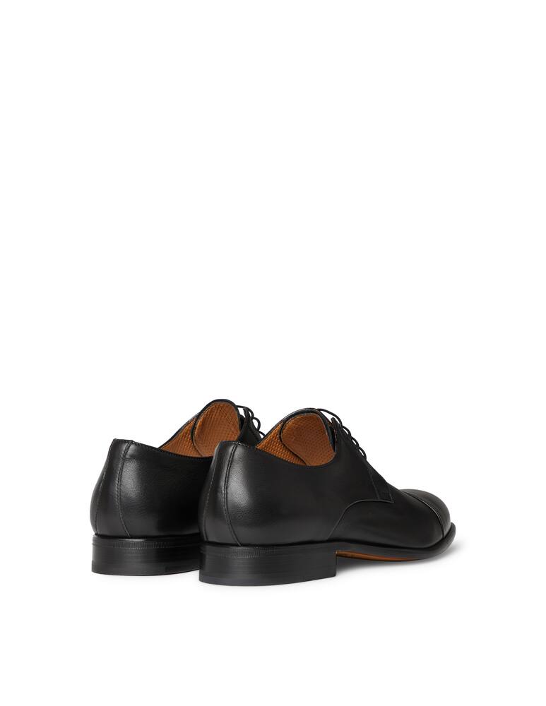 rinascente Moreschi Black calfskin derby shoes