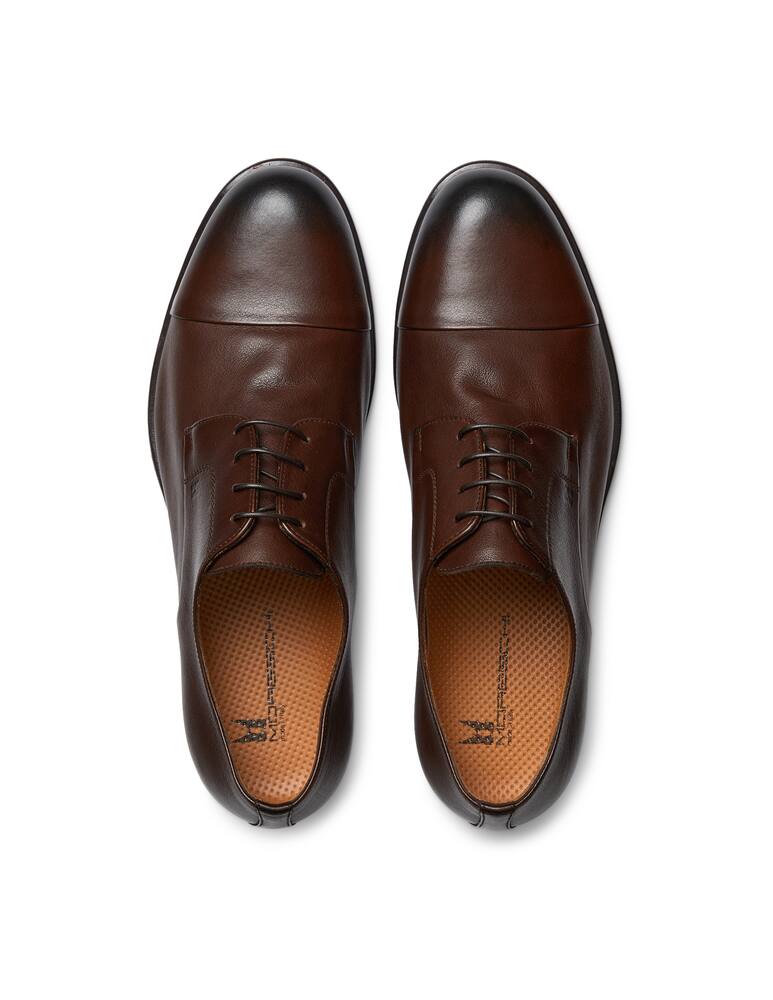 rinascente Moreschi Dark brown calfskin derby shoes