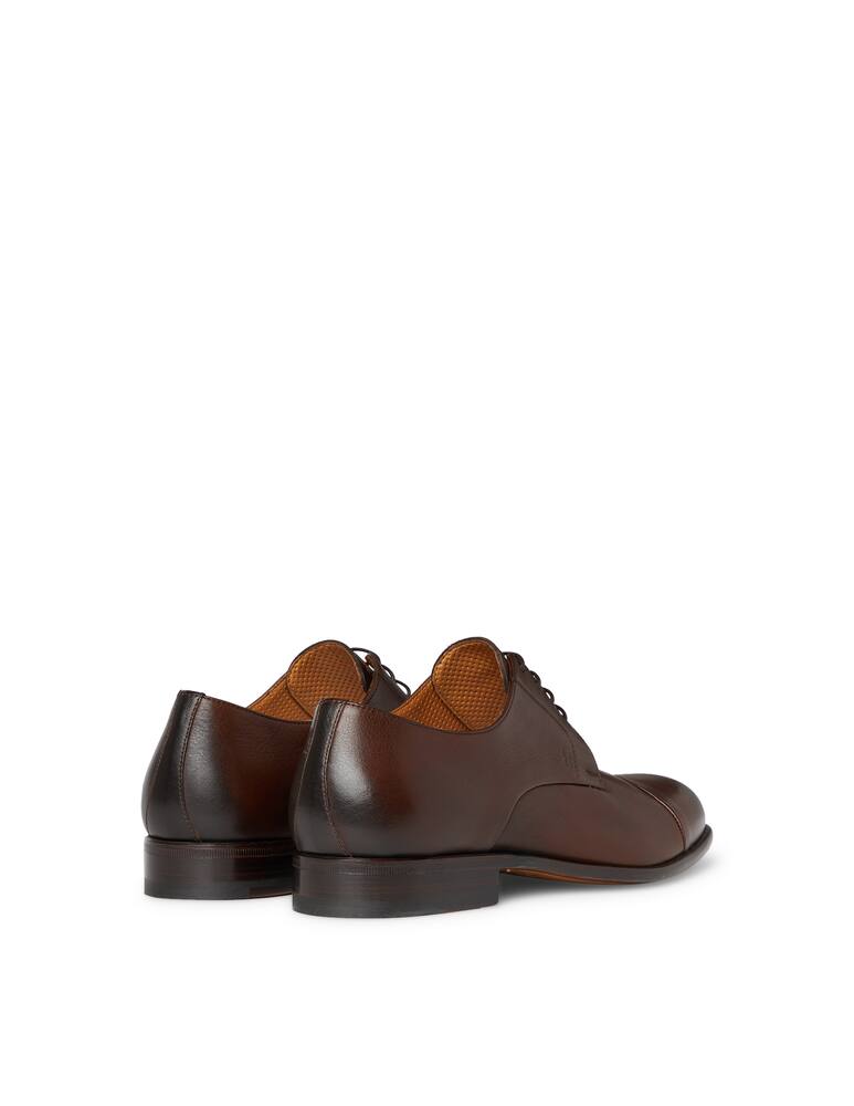 rinascente Moreschi Dark brown calfskin derby shoes