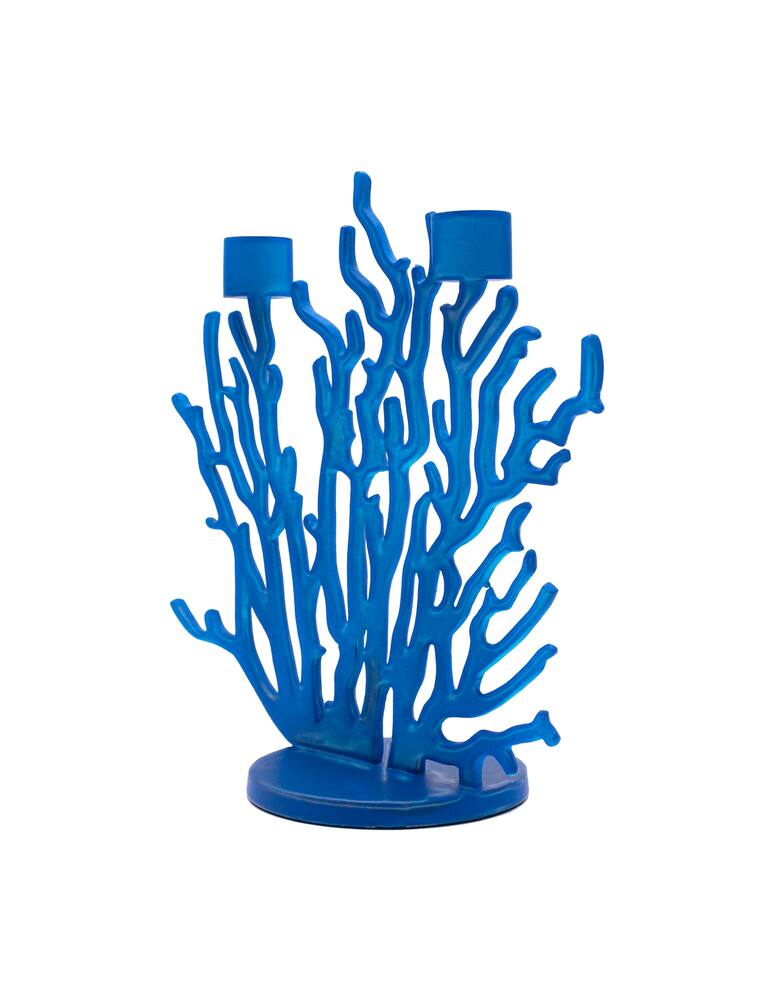 rinascente Driade Tenochtitlan Candlesticks - Blue