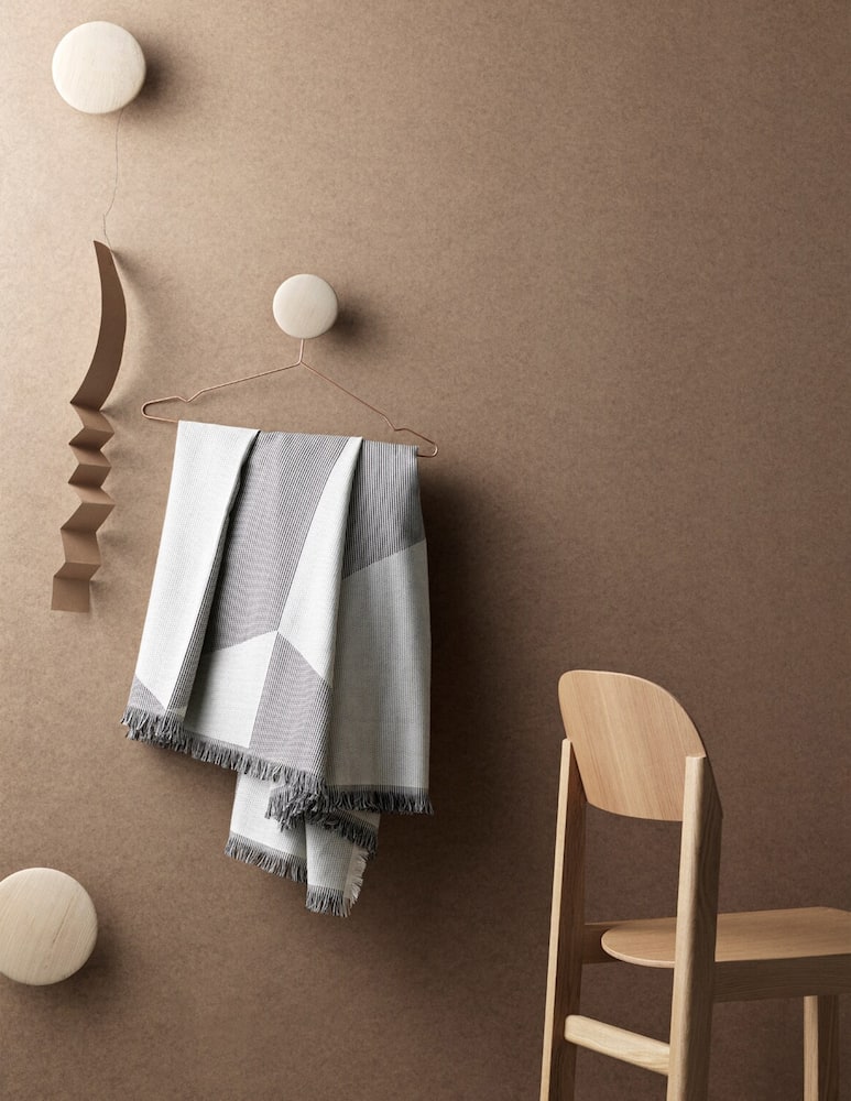 rinascente Muuto Appendiabiti Dots Wood Set da 5 pezzi - Marrone